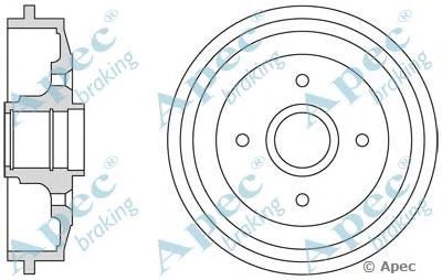 APEC BRAKING drm9922 -  Тормозной барабан
